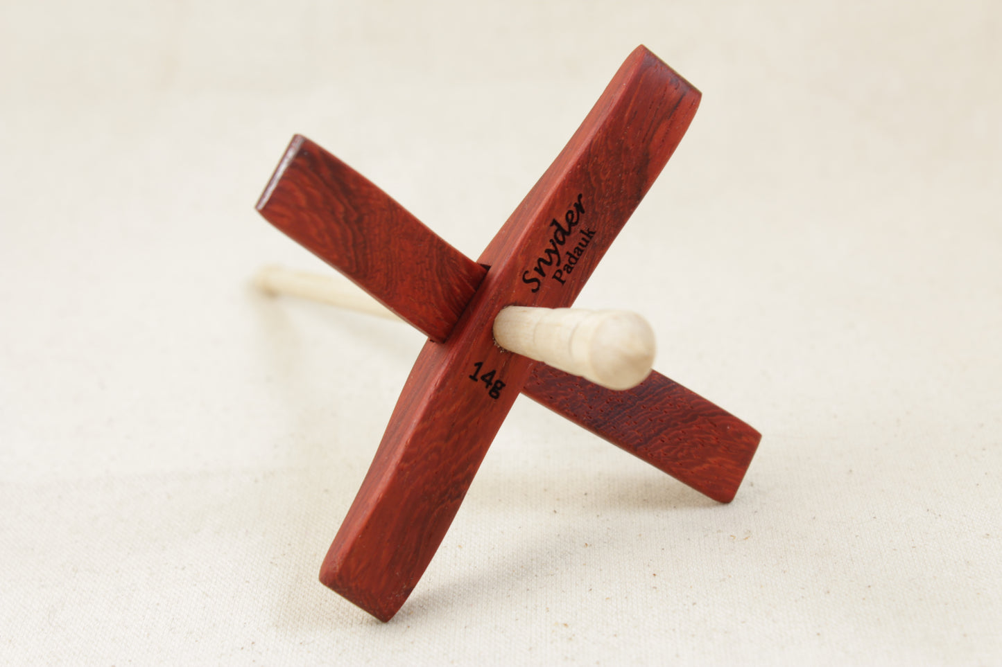 Padauk Mini Glider Turkish Drop Spindle