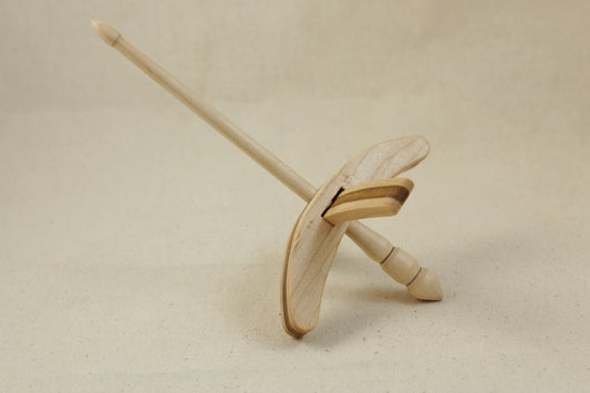 Birdseye Maple/Vera Lil' Standard Turkish Drop Spindle