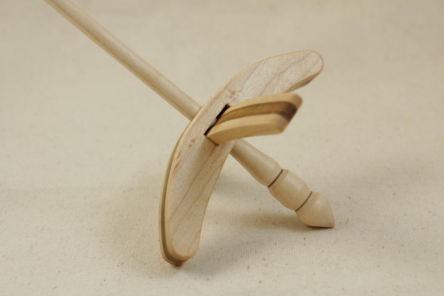 Birdseye Maple/Vera Lil' Standard Turkish Drop Spindle