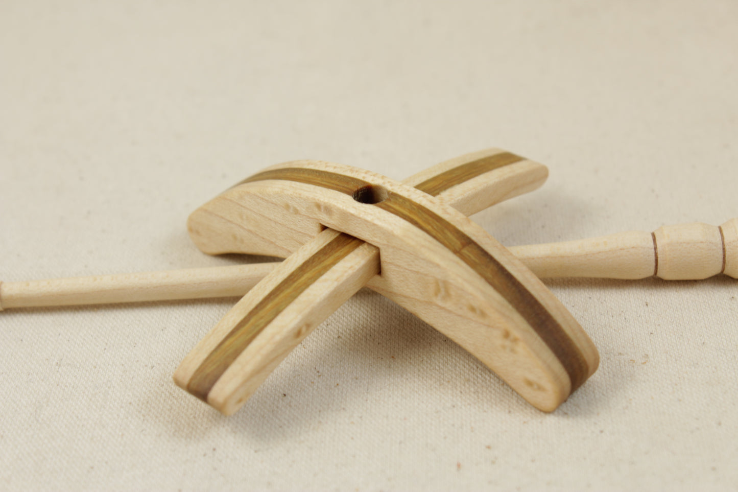 Birdseye Maple/Vera Lil' Standard Turkish Drop Spindle