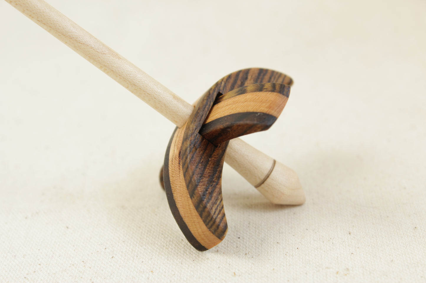 2" Bocote/Maple Classic Mini Turkish Drop Spindle