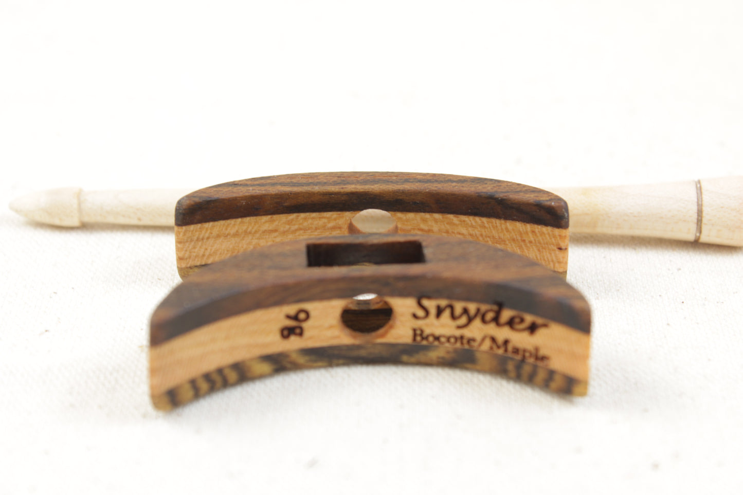 2" Bocote/Maple Classic Mini Turkish Drop Spindle