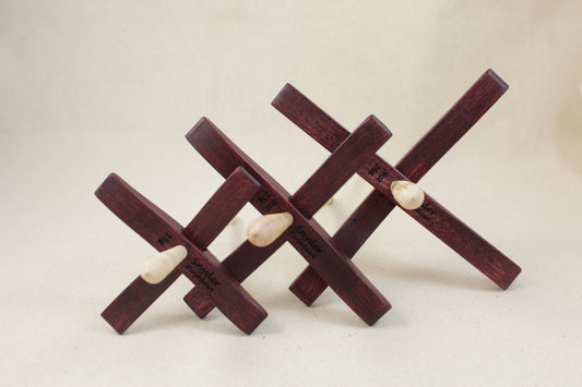 Purpleheart Glider Turkish Drop Spindle Set