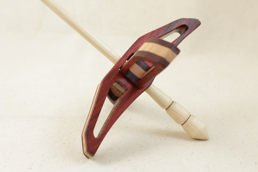 Redheart/Tiger Maple Deco Turkish Drop Spindle