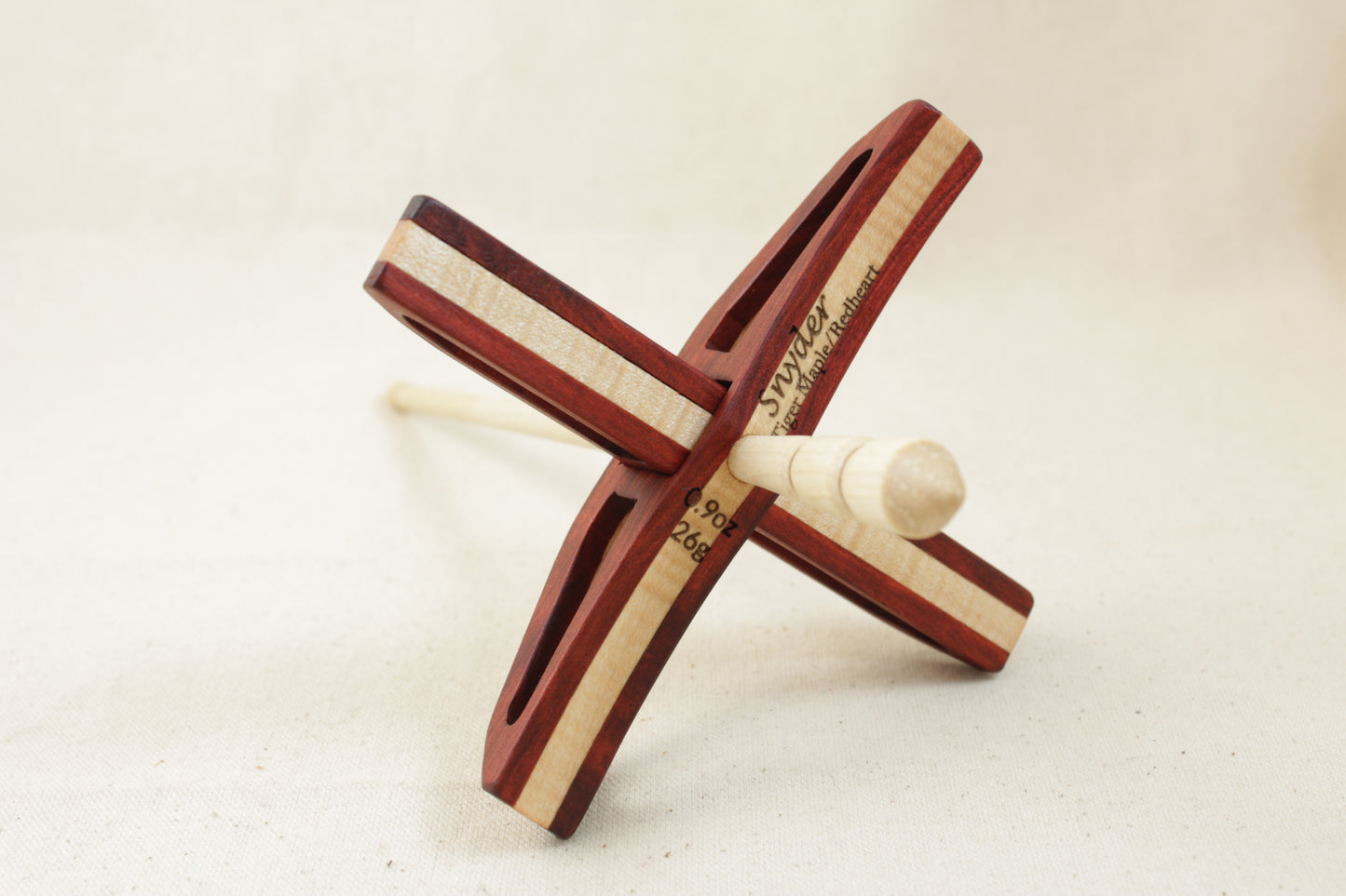 Redheart/Tiger Maple Deco Turkish Drop Spindle