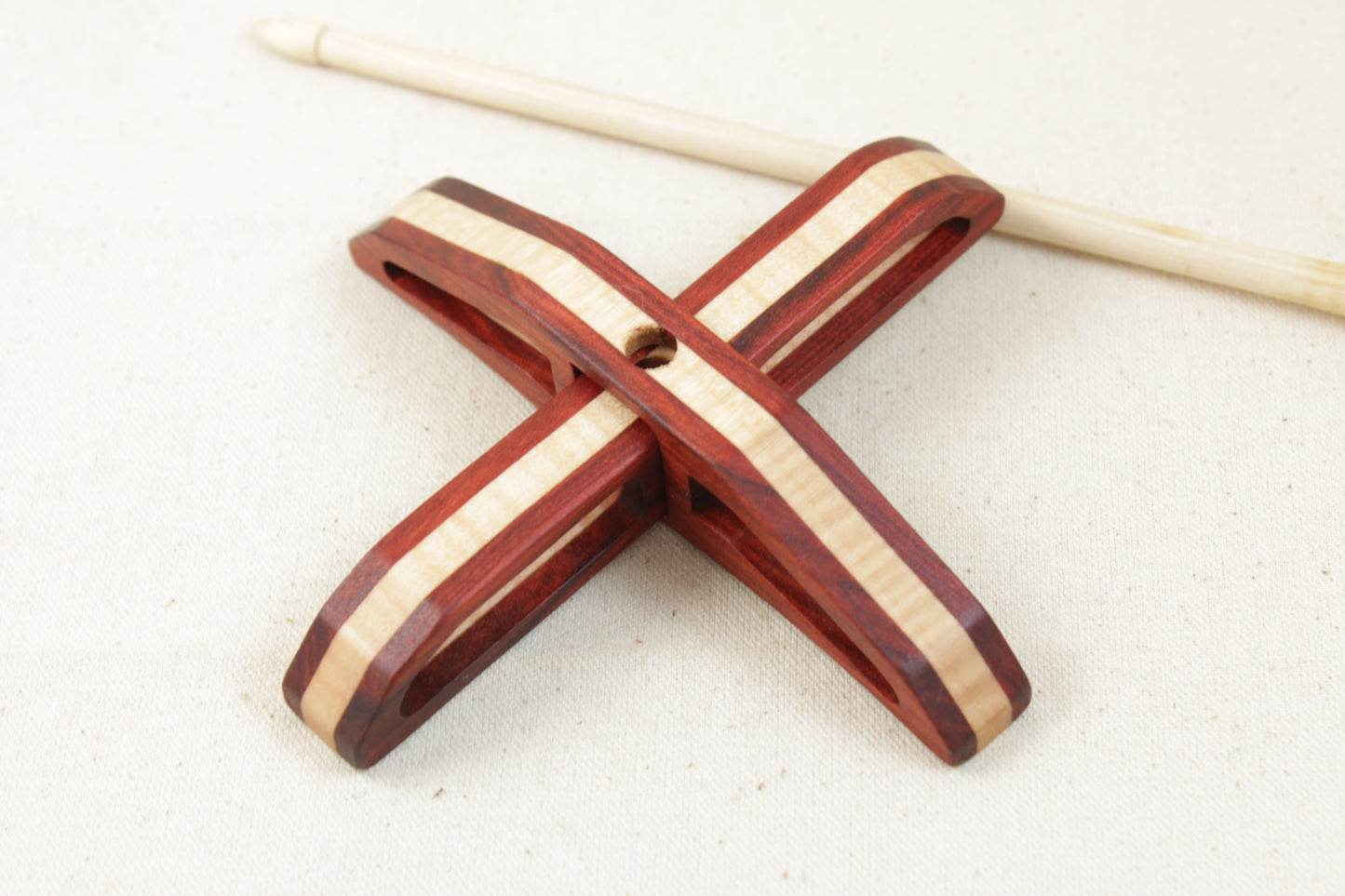 Redheart/Tiger Maple Deco Turkish Drop Spindle