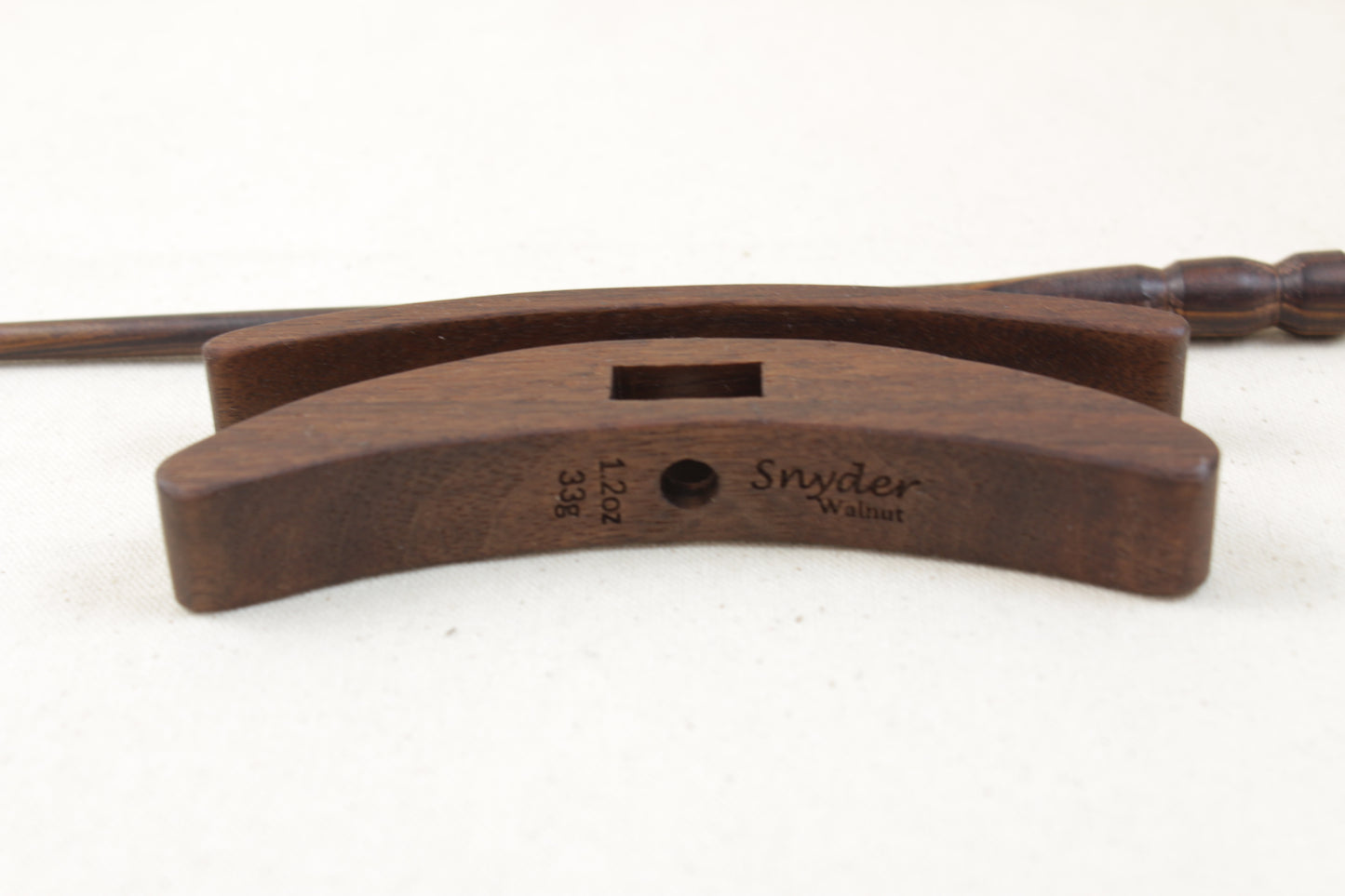 Walnut/Cocobolo Standard Turkish Drop Spindle