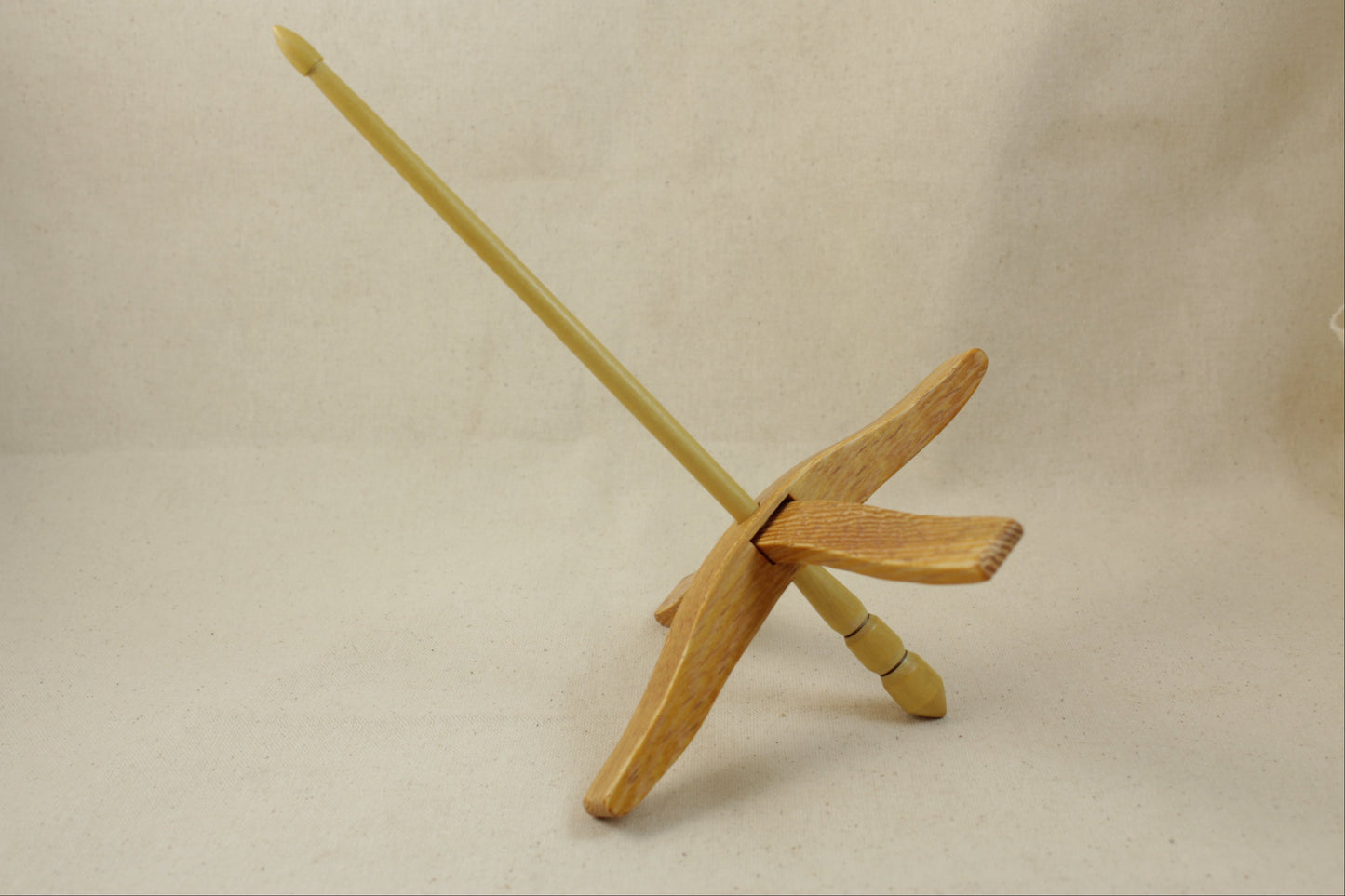06.05.02 Yaya/Yellowheart Full Size Glider Turkish Drop Spindle