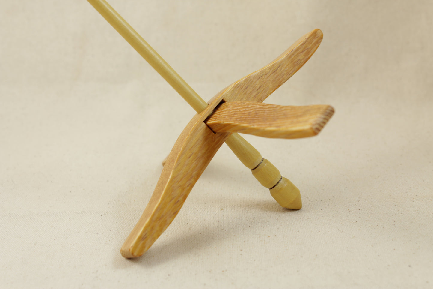 06.05.02 Yaya/Yellowheart Full Size Glider Turkish Drop Spindle