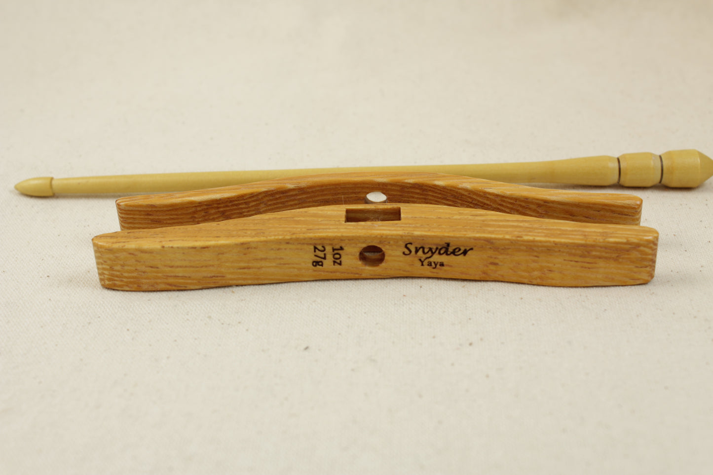 06.05.02 Yaya/Yellowheart Full Size Glider Turkish Drop Spindle