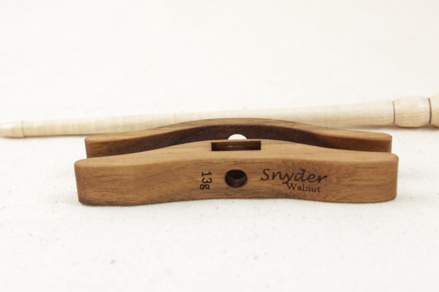 Walnut/Tiger Maple Turkish Delight  Mini Glider Turkish Drop Spindle