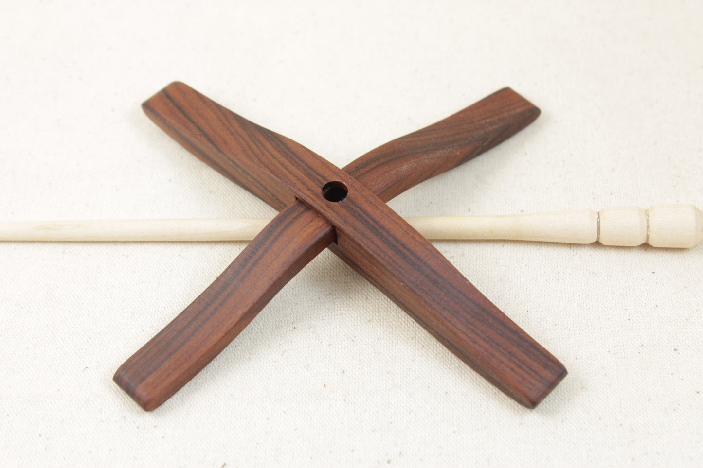 Bolivian Rosewood Full Size Glider Turkish Drop Spindle
