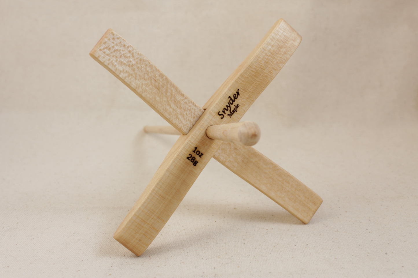 5/8" Maple Full Size Glider Turkish Drop Spindle