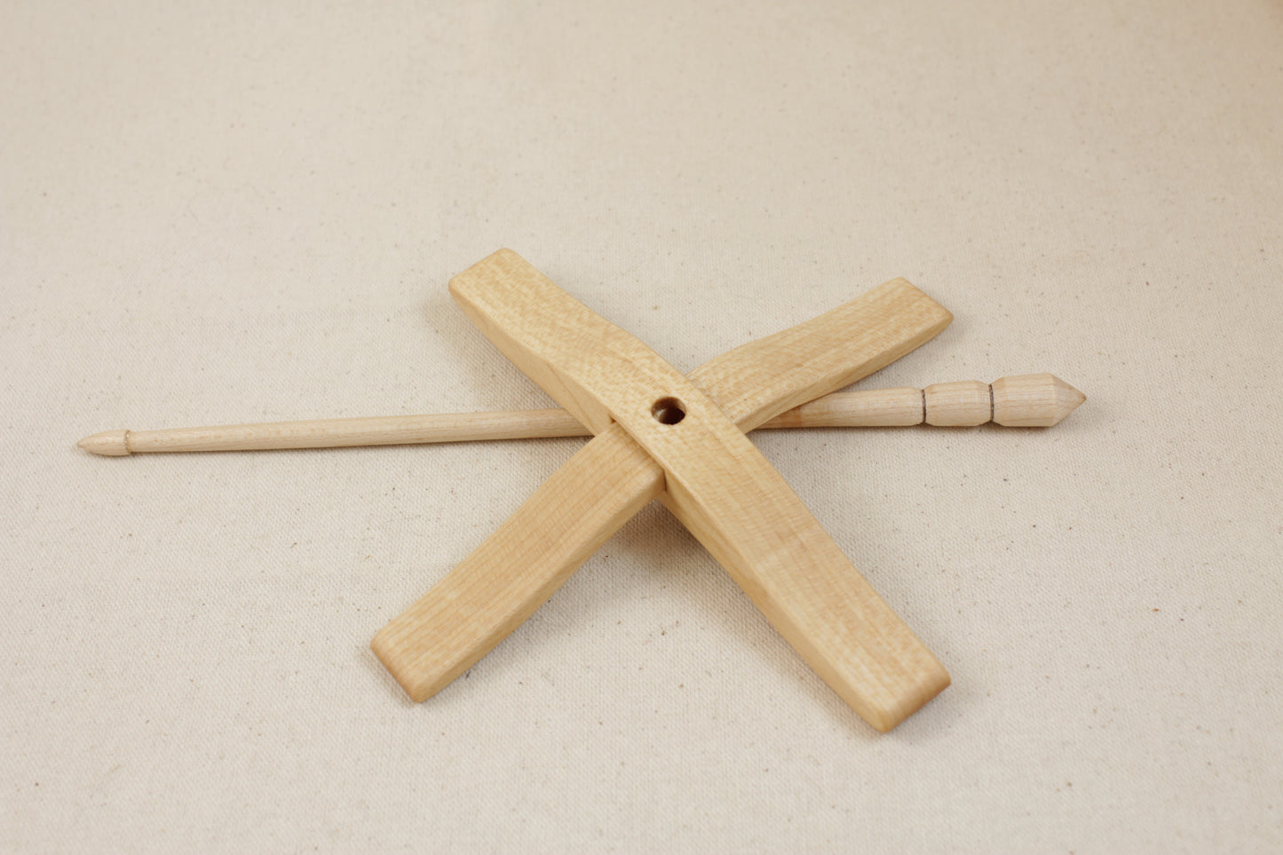5/8" Maple Full Size Glider Turkish Drop Spindle
