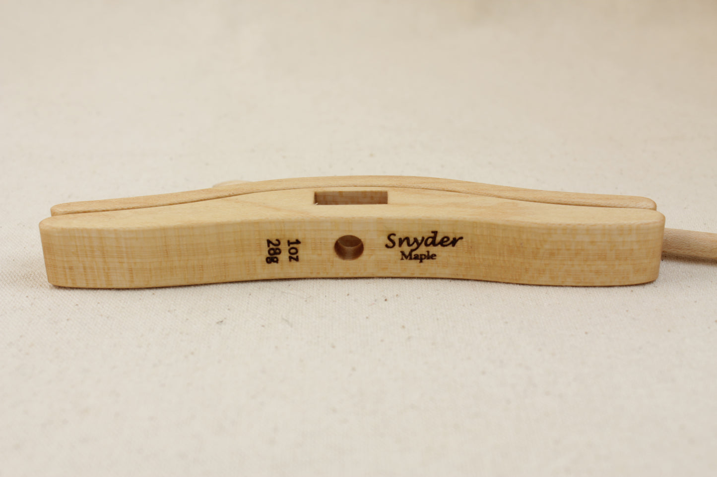 5/8" Maple Full Size Glider Turkish Drop Spindle
