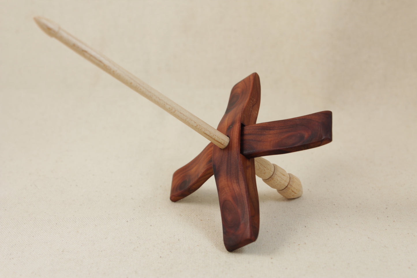 5/8" Aromatic Cedar Mini Glider Turkish Drop Spindle