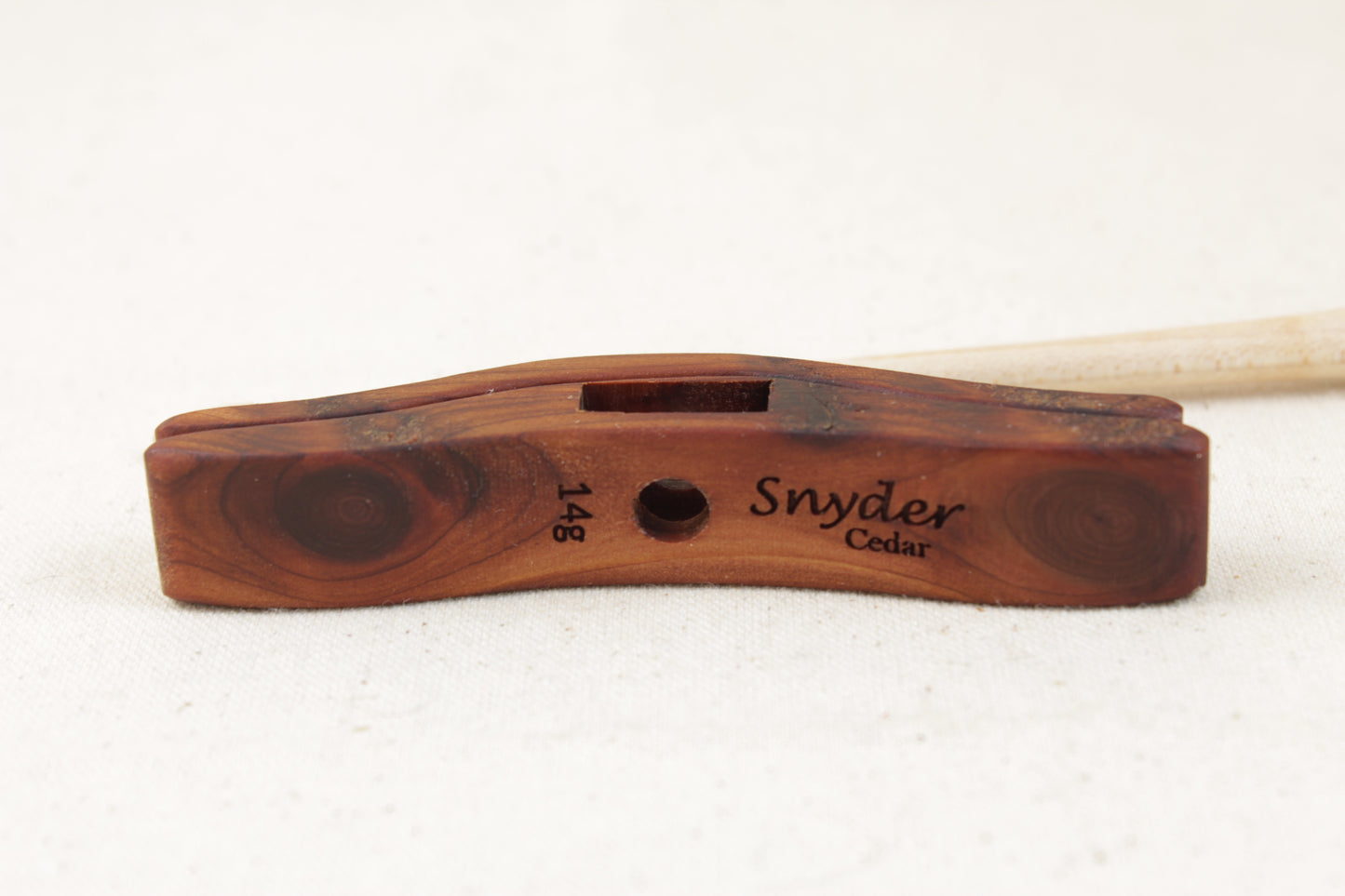 5/8" Aromatic Cedar Mini Glider Turkish Drop Spindle