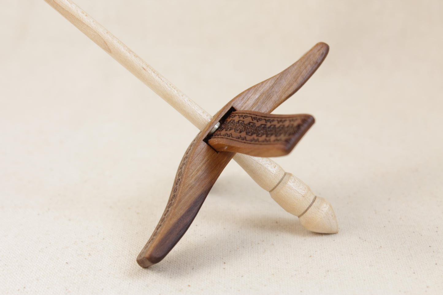 Walnut Turkish Delight 1 Mini Glider Turkish Drop Spindle