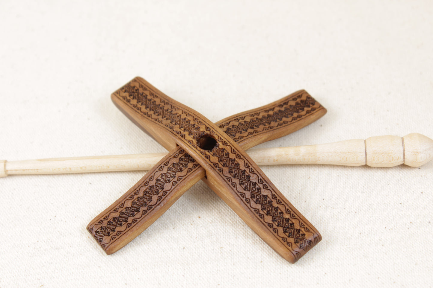 Walnut Turkish Delight 1 Mini Glider Turkish Drop Spindle