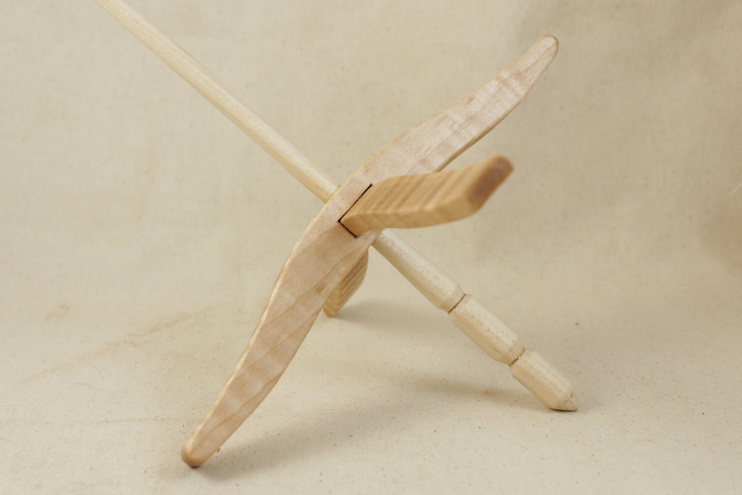 Tiger Maple Plying Spindle
