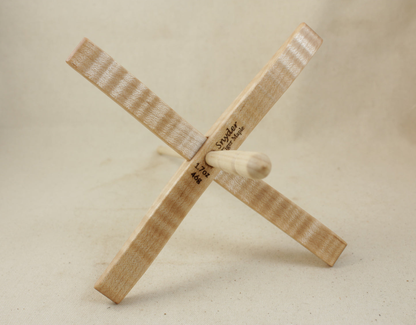 Tiger Maple Plying Spindle