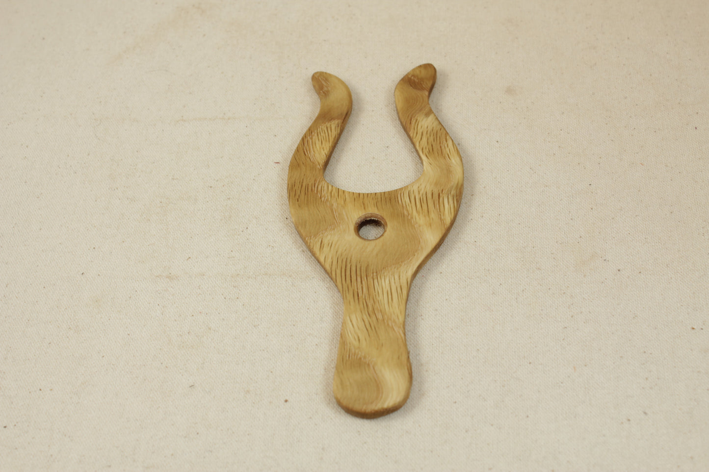 Curly White Oak Curved Lucet w/handle