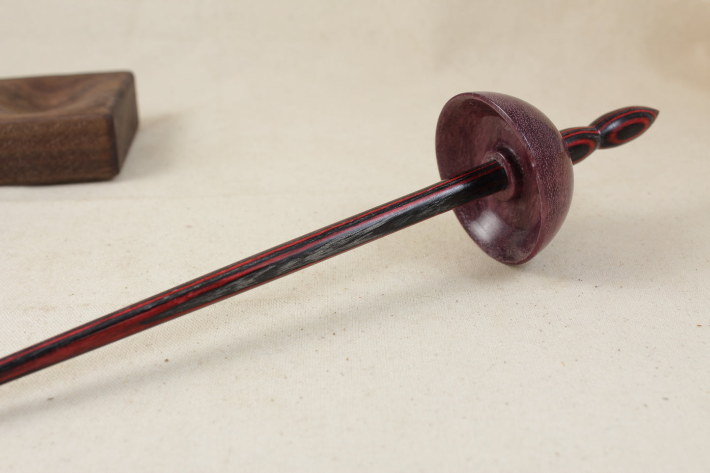 Purpleheart Tibetan Support Spindle