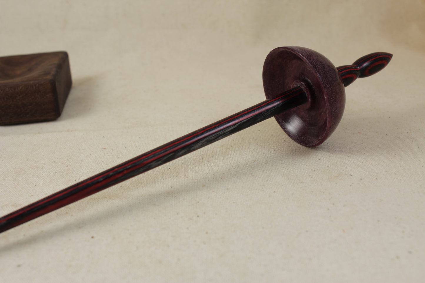 Purpleheart Tibetan Support Spindle