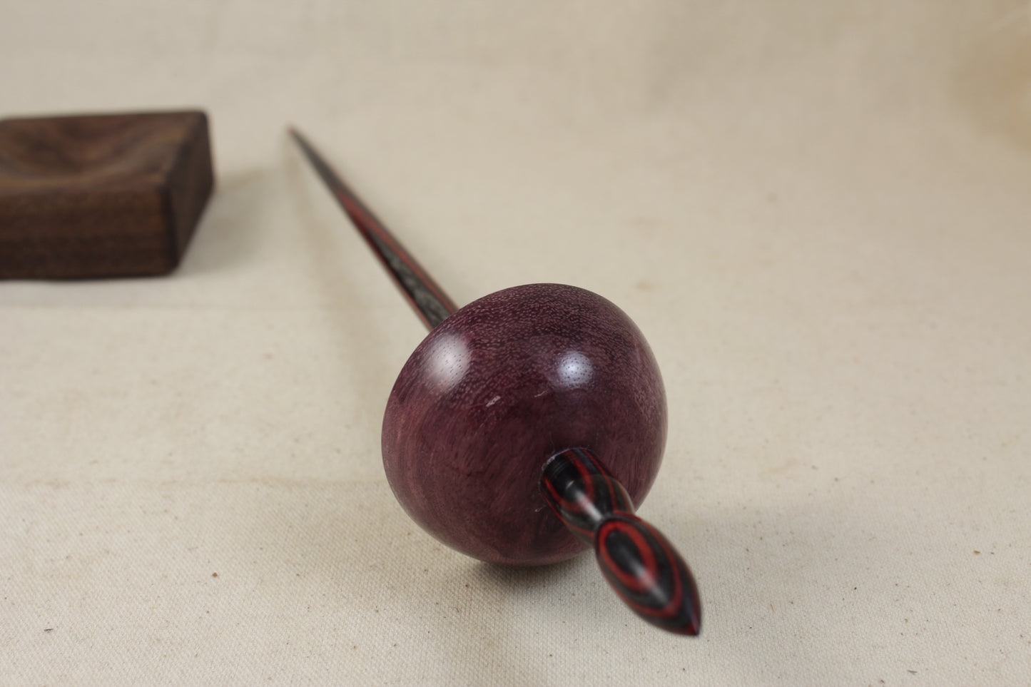 Purpleheart Tibetan Support Spindle