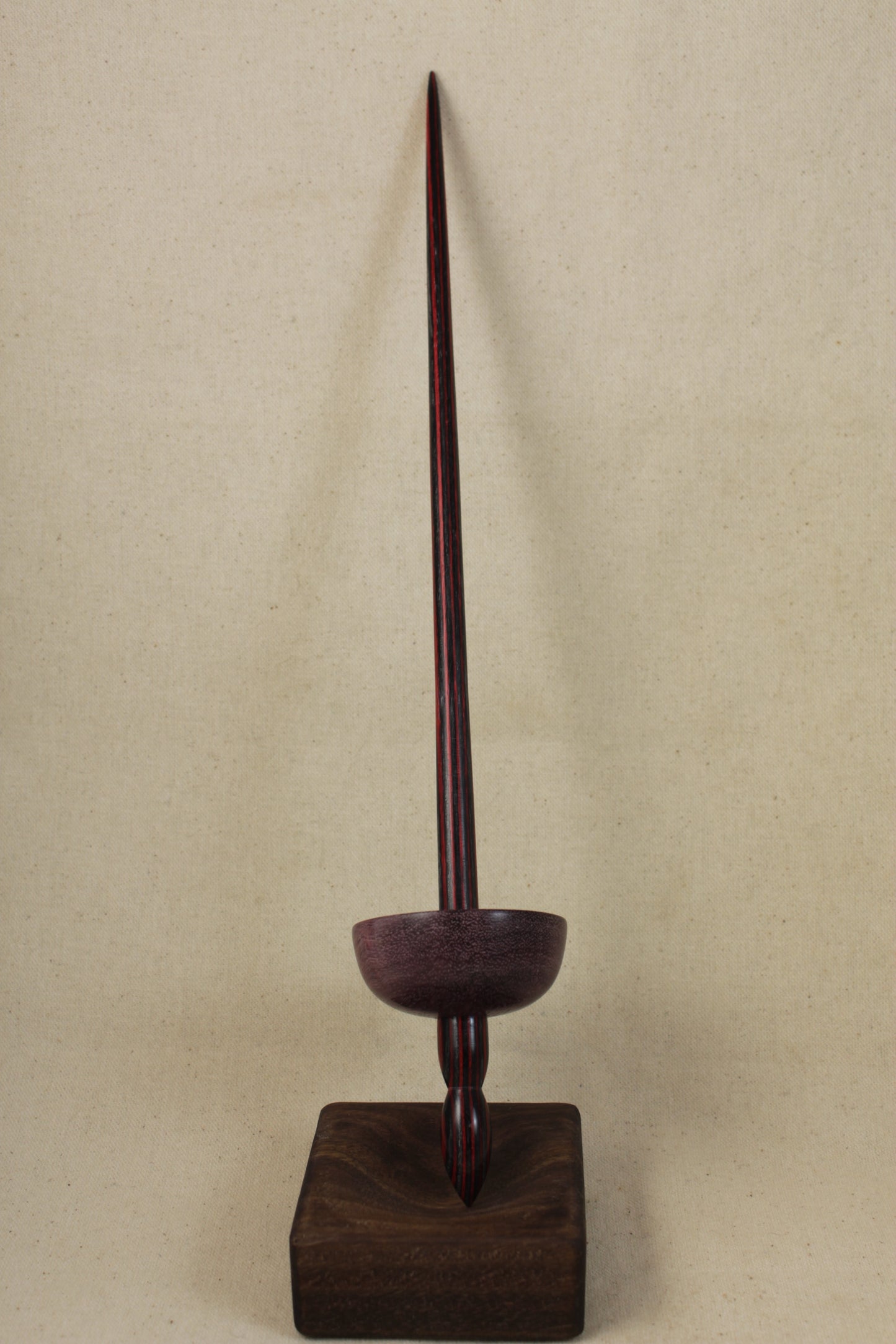 Purpleheart Tibetan Support Spindle