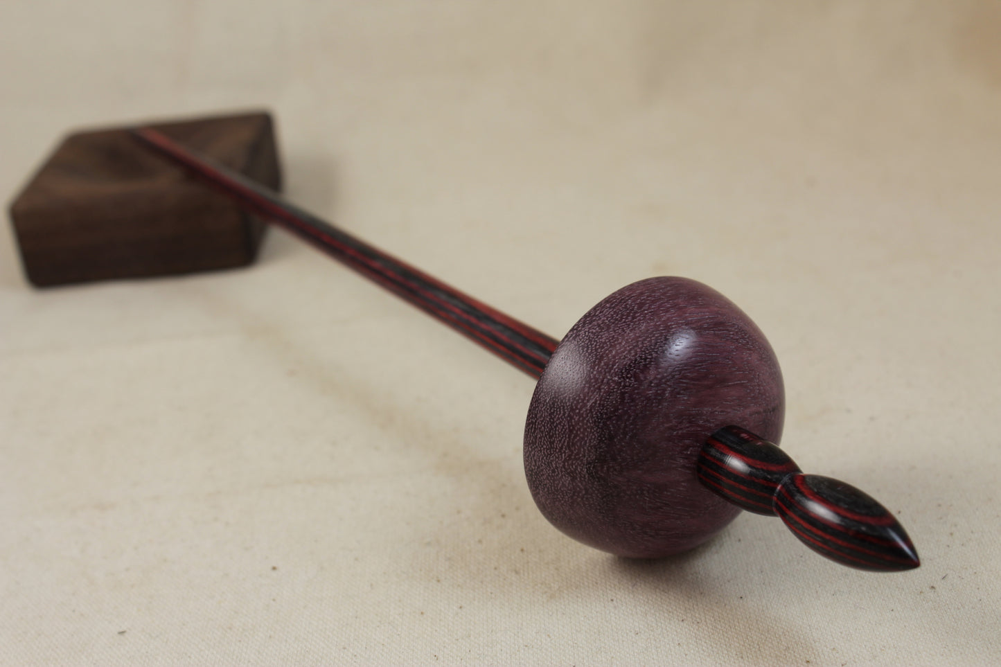 Purpleheart Tibetan Support Spindle