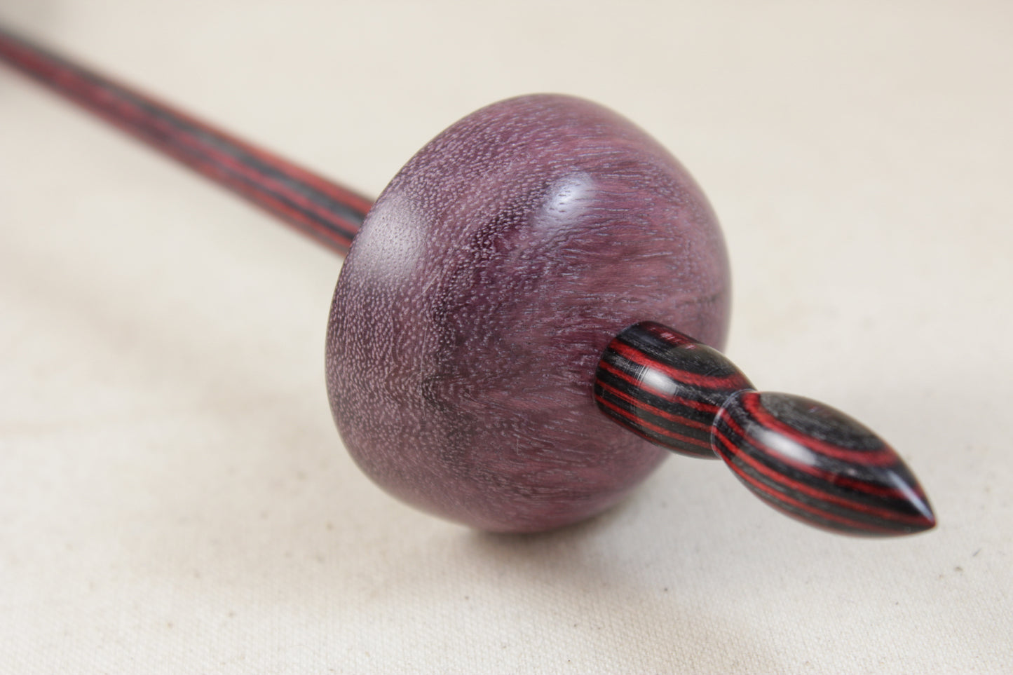 Purpleheart Tibetan Support Spindle