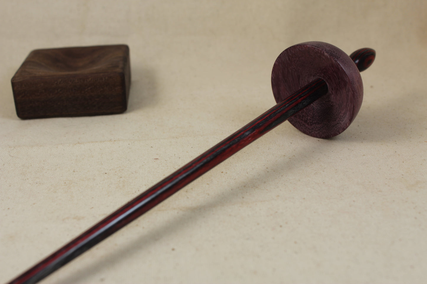 Purpleheart Tibetan Support Spindle