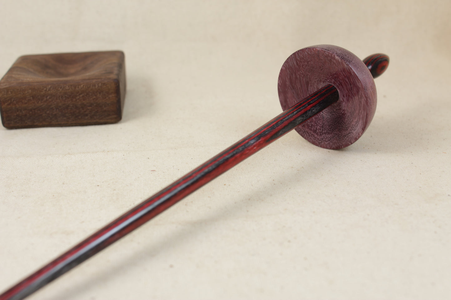 Purpleheart Tibetan Support Spindle