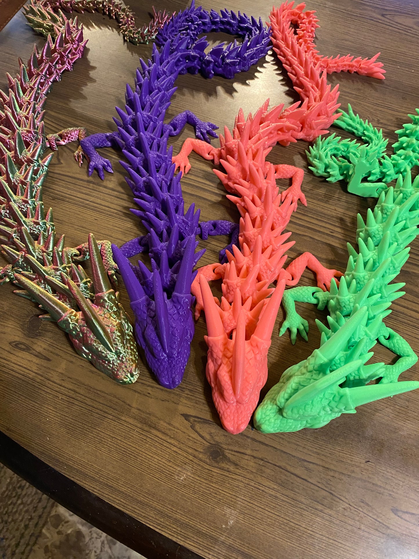 3D printed articulated dragon