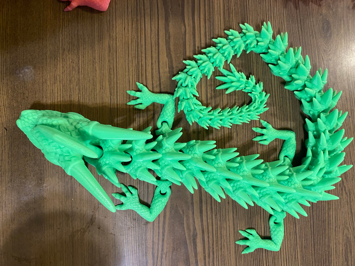 3D printed articulated dragon