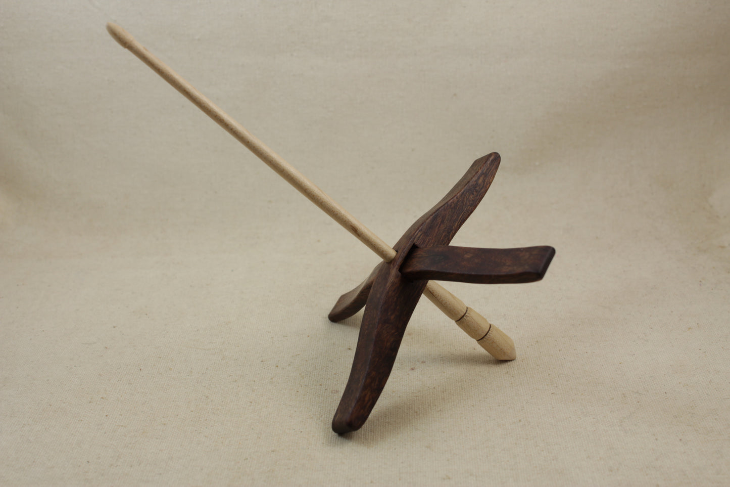 11.18.09 Bolivian Rosewood Full Size Glider Turkish Drop Spindle