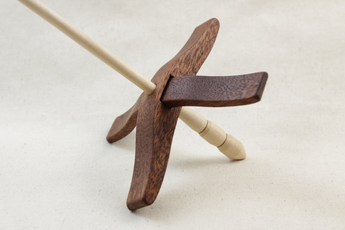 5/8" Mahogany Medium Glider Turkish Drop Spindle