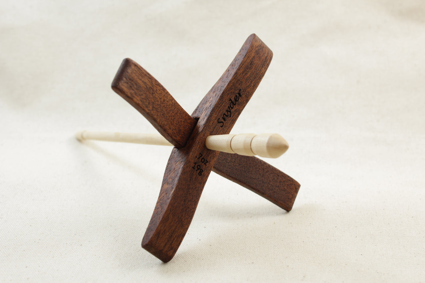 5/8" Mahogany Medium Glider Turkish Drop Spindle