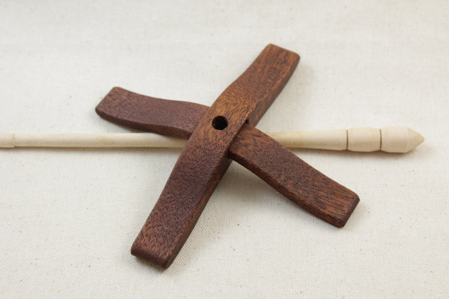 5/8" Mahogany Medium Glider Turkish Drop Spindle