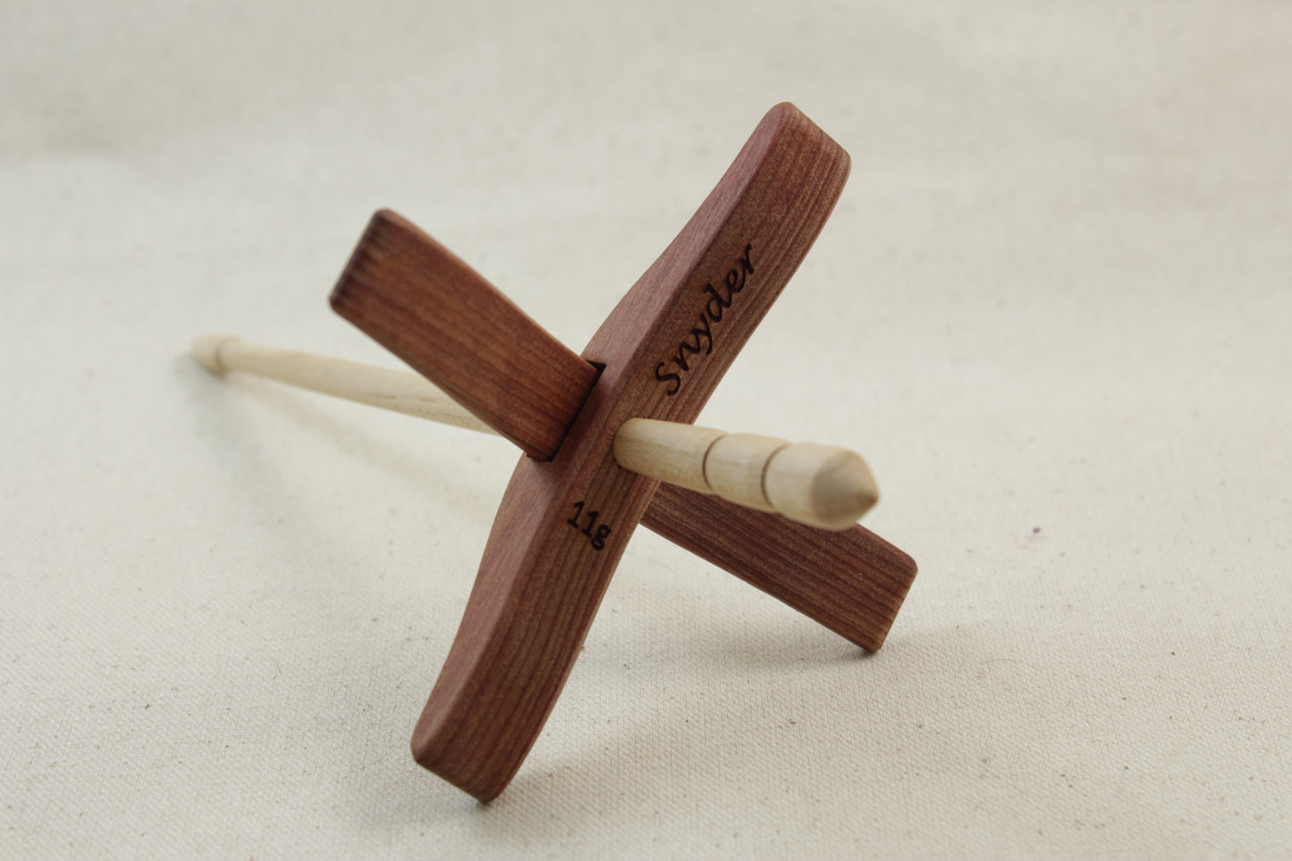 Aromatic Cedar Mini Glider Turkish Drop Spindle