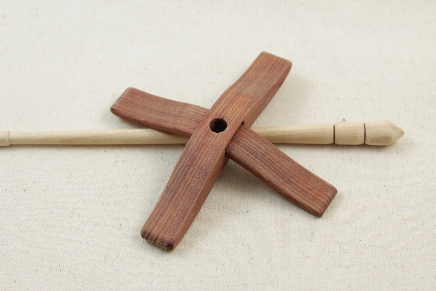 Aromatic Cedar Mini Glider Turkish Drop Spindle