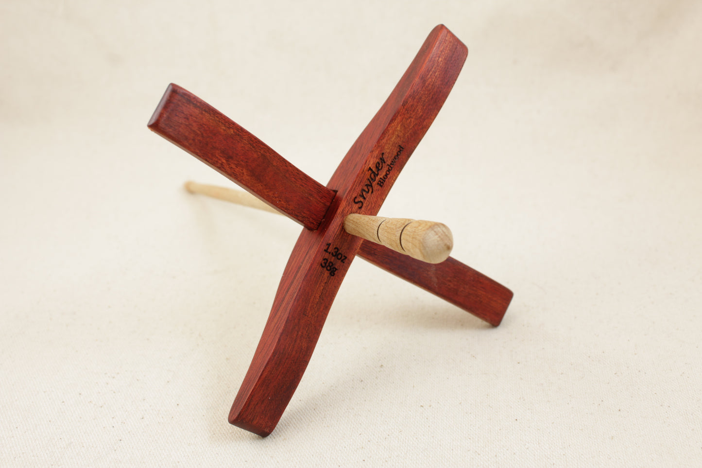 Bloodwood Full Size Glider Turkish Drop Spindle