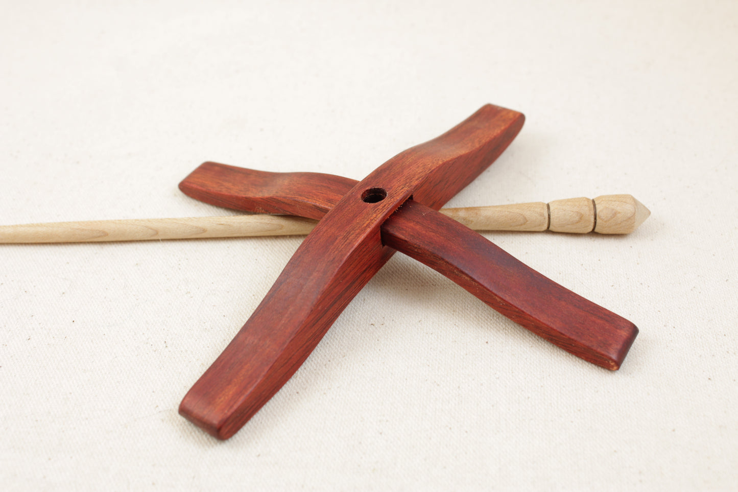 Bloodwood Full Size Glider Turkish Drop Spindle