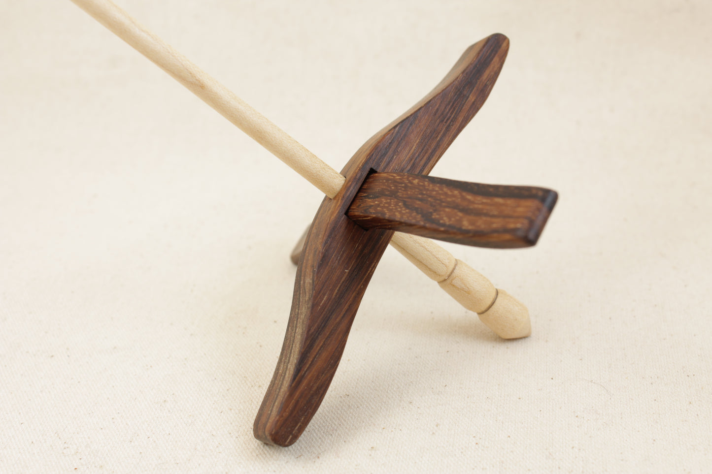 Zebrawood Medium Glider Turkish Drop Spindle