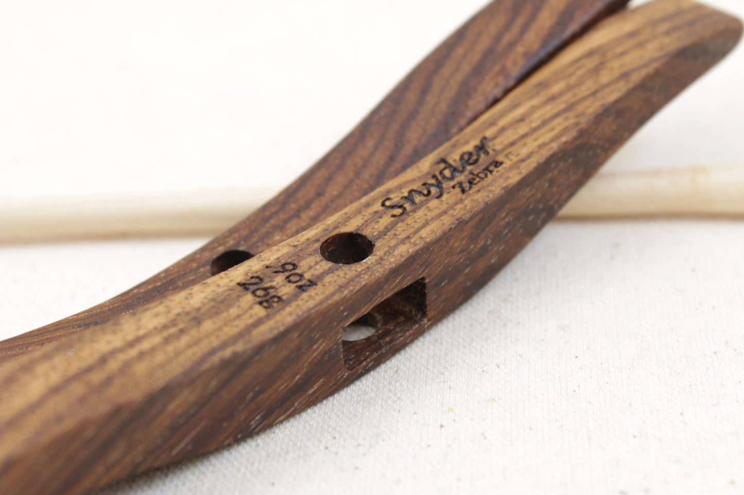 Zebrawood Full Size Glider Turkish Drop Spindle