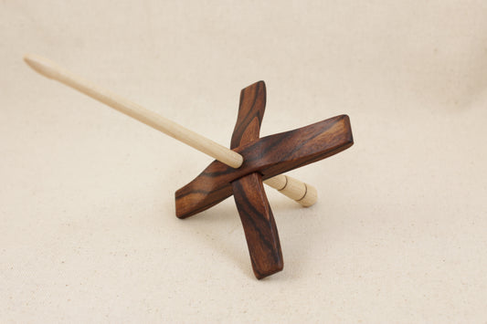 Zebrawood Mini Glider Turkish Drop Spindle