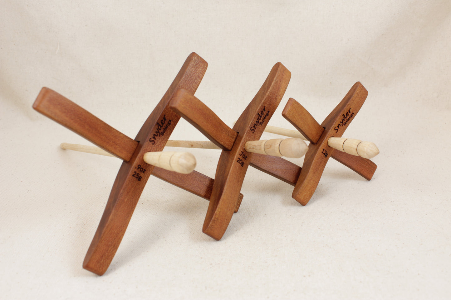 Bubinga Glider Turkish Drop Spindle Set