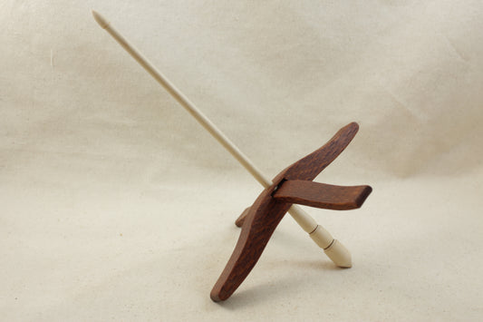 Leopardwood Full Size Glider Turkish Drop Spindle