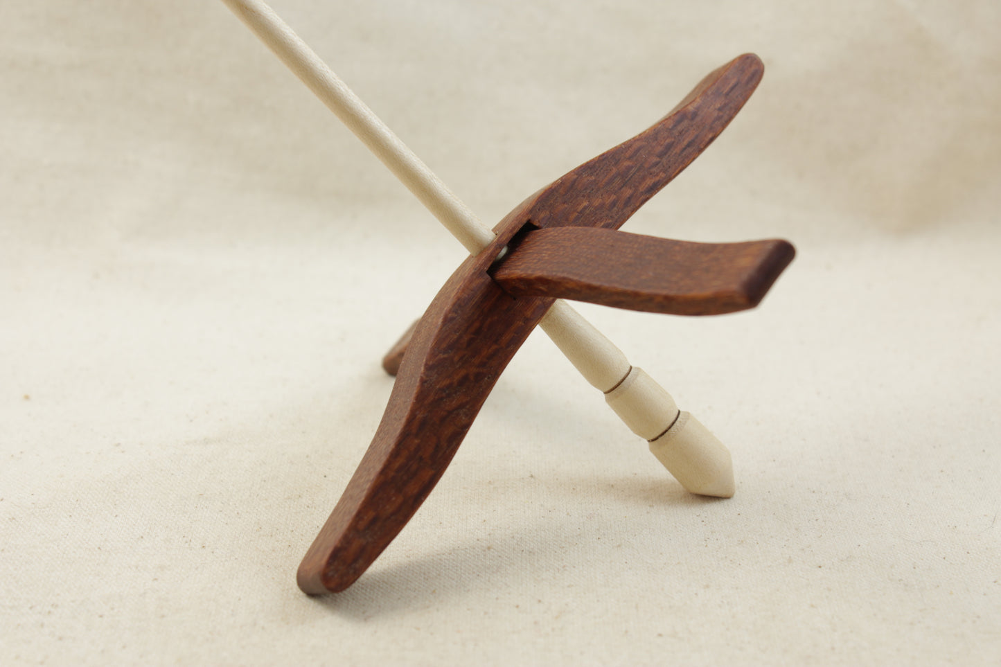 Leopardwood Full Size Glider Turkish Drop Spindle